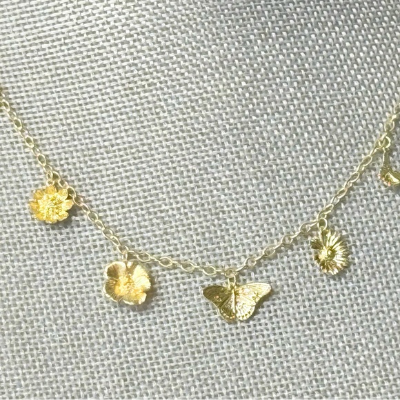 Cailey Gold Charm Necklace - Picture 3 of 3